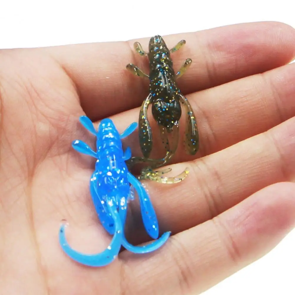 

5Pcs/Set 5cm Portable Road Sub-Floating Bionic Bait Soft Fake Black Fish Baits Artificial Lure Bionic Fishing Accessories