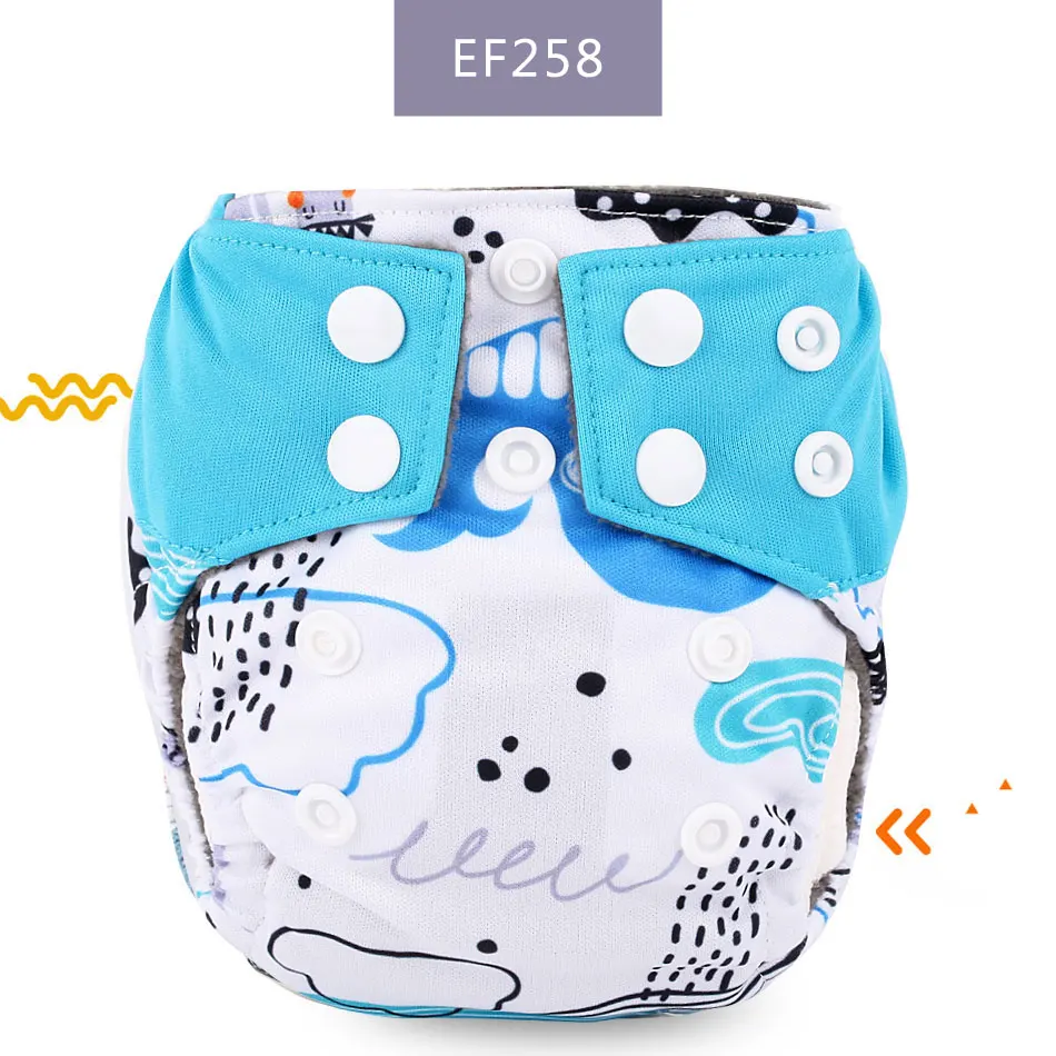 EF258-newborn diaper Elinfant пеленки для новорожденных, моющиеся, экологиэкологичные, ткань - Color: EF258-newborn diaper