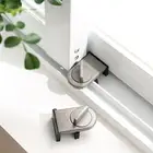 Безопасная защелка для раздвижных дверей, защита от детей, замки для окон, стоп, алюминиевый сплав, замок безопасности с ключом, Противоугонный оконный замок