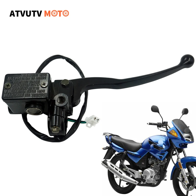 

Motorcycle Right Handle Brake Fluid Caliper Master For Yamaha 125cc YBR 125 Front Brake Lever Pump Hydraulic Pump Cylinder Assy