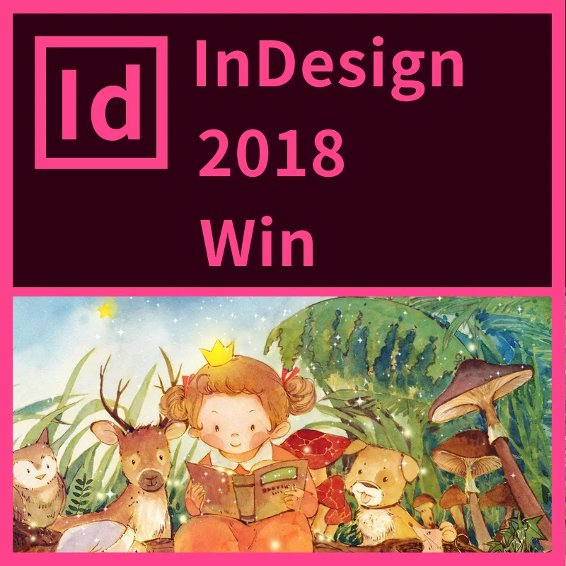 

InDesign 2018 is suitable for one-click installation of Win and Mac without activating Win and Mac