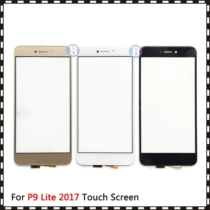 

10 шт./лот Высокое качество 5,2 дюйма для Huawei P9 Lite 2017 сенсорный экран дигитайзер сенсор внешняя стеклянная панель объектива