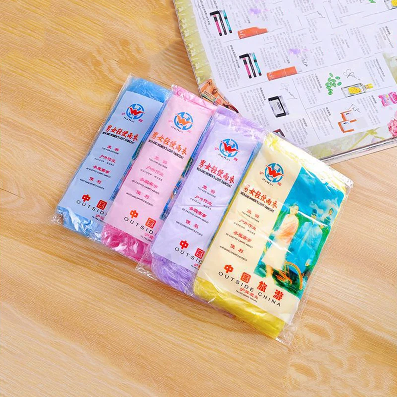 Одноразовый дождевик внешний прозрачный водонепроницаемый пончо для мужчин и