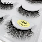 YSDO 5 пар норковые ресницы драматические ресницы ручной работы 3d норковые ресницы макияж мягкие Объемные Накладные ресницы натуральные ресницы для наращивания