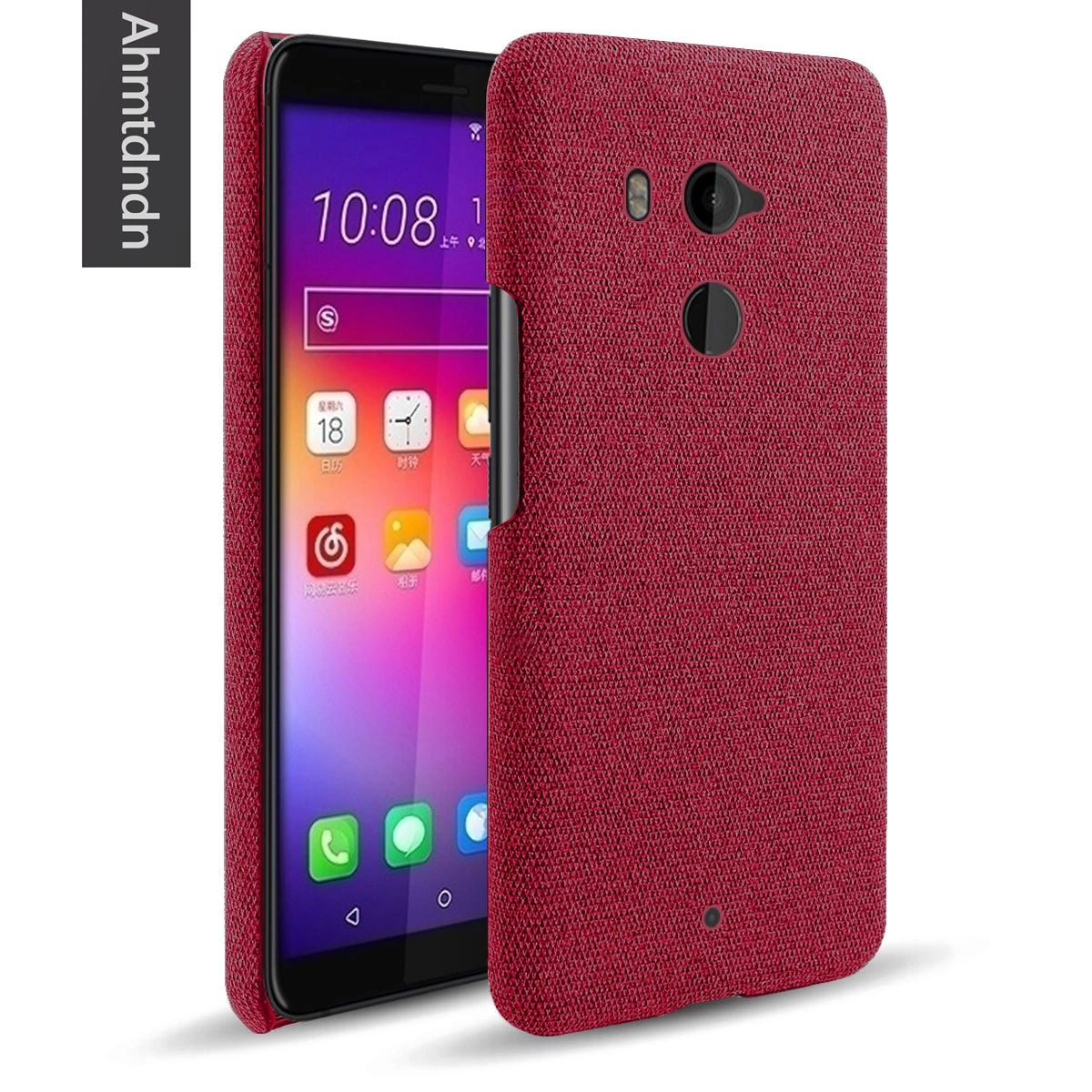 Тканевый чехол для телефона HTC U11 плюс U12 Plus кожаный с отделением карт|Бамперы| |