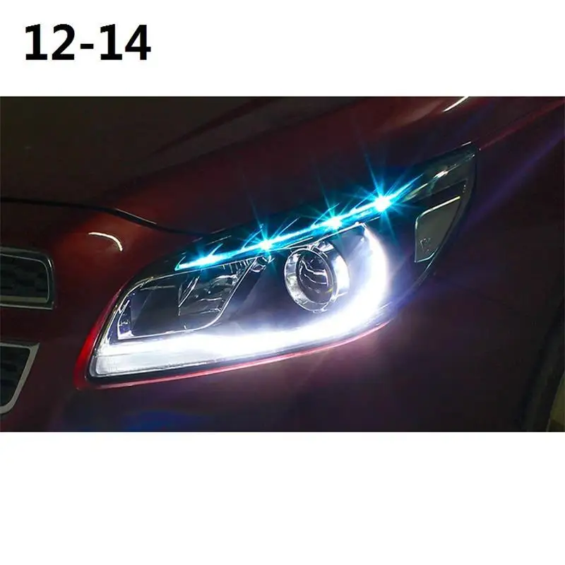 Automovil внешние Assessoires Стайлинг авто аксессуар Cob Led Drl фары Задние Автомобильные в