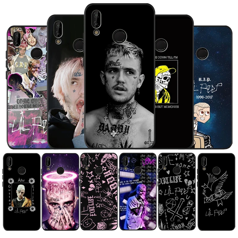 Lil Peep hellboy Life is Beautiful Cry Baby черный мягкий чехол для телефона Huawei 40 30 20 10 Lite Pro P smart 2019 Y6