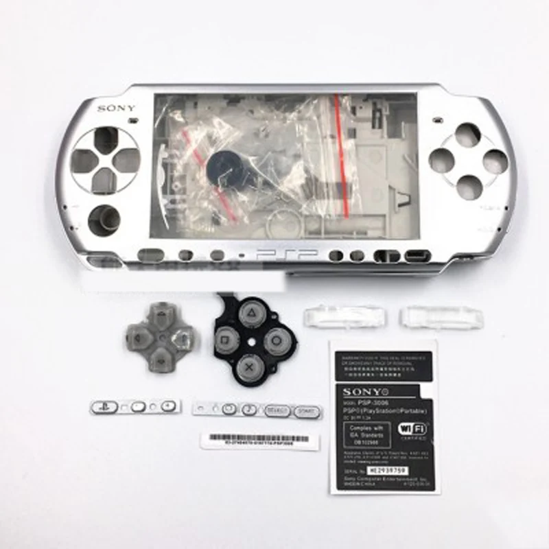 Чехол для игровой консоли PSP3000 PSP 3000 Сменный с полным корпусом чехол кнопками Sony 14