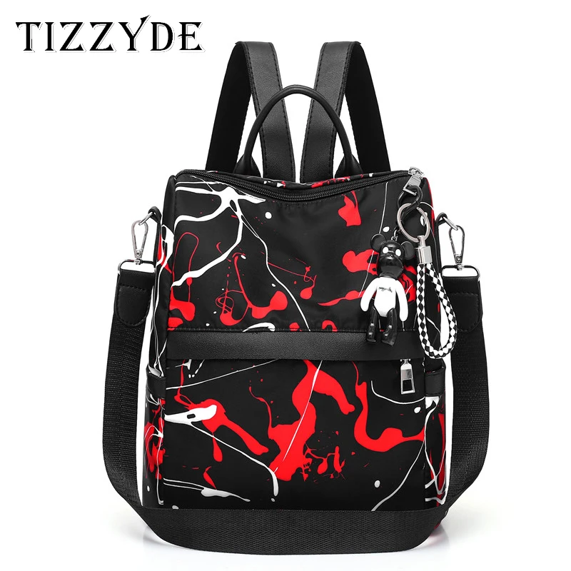 

New Women's Oxford Graffiti Backpack High Quality Schoolbag for Girls Teenager Large School Backpack Female Bags Backpack TGA270