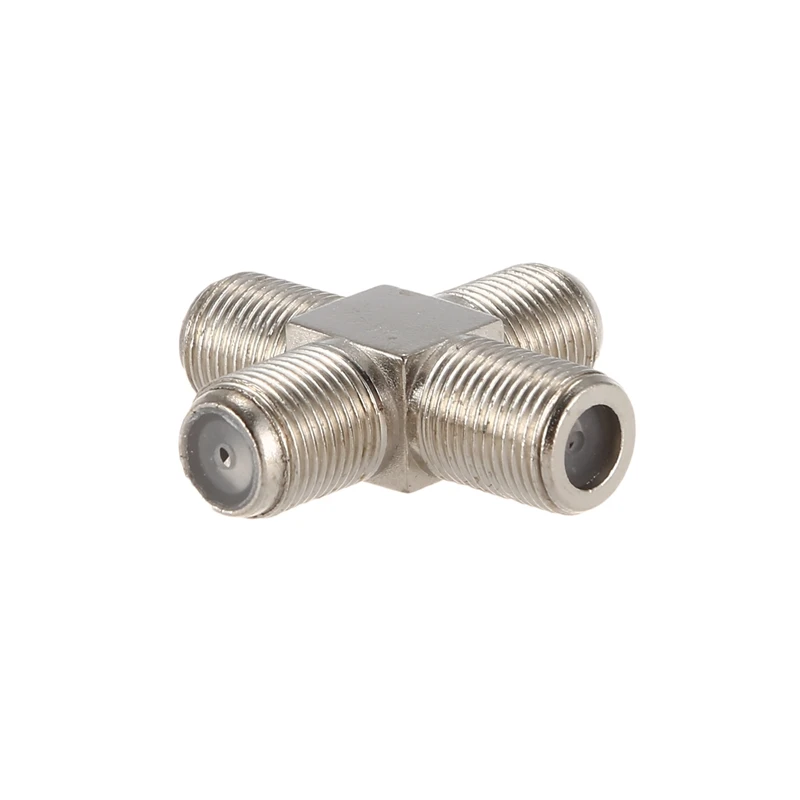 5 Pack 4 полосный F Type коаксиальный кабель сплиттер Combiner Female to для видео