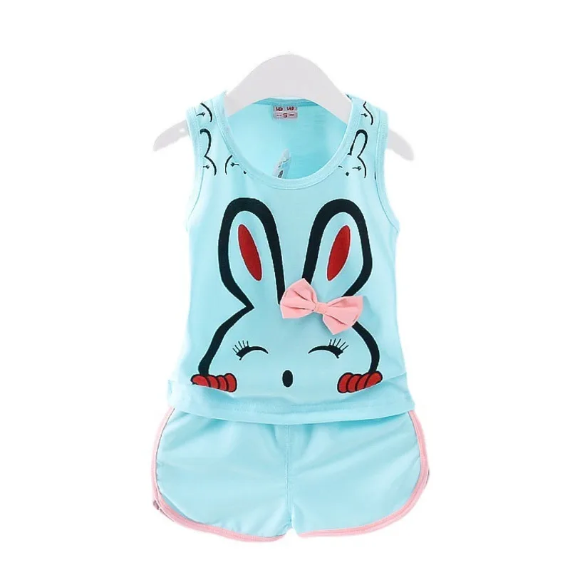 

New Summer Baby Girls Casual Clothes Children Boy Pentagram Vest Shorts 2Pcs/sets Kids Infant Cartoon Clothing Toddler Tracksuit