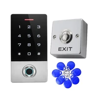 touch panel rfid id waterproof ip66 password fingerprint access control metal case biometrics door lock access control kepad