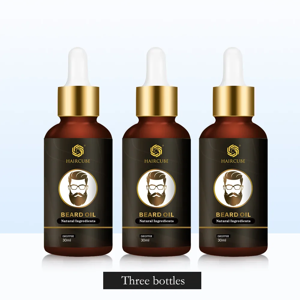 

3Pcs Beard Growth Oil 100% Natural Organic Beard Essential Oil for Men Beard Growth Hair Growth Essence Oil Moustache Grow Beard