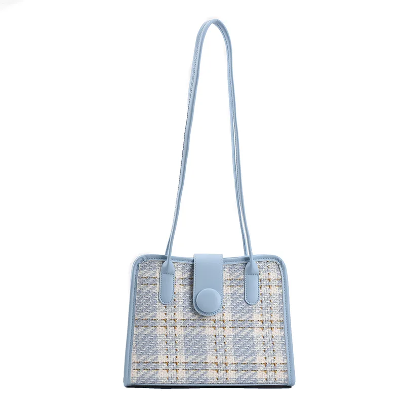 

Ins Wild Small Female Shoulder Bags Simple Style Ladies Handbags Purse New Luxury Tote Bag Fashion 2021 Summer Underarm Pack