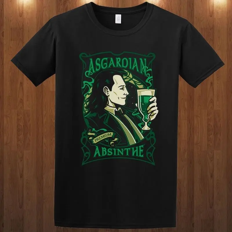 Локи том Хиддлстон Asgardian абсент футболка фильм Тор S M L XL 2XL 3XL 2018 Новый 100% хлопок
