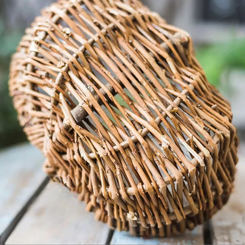 

Woven Flower Basket Weaving Basket For Wedding Flower Storage basket simple Best selling high quality convenient and universal
