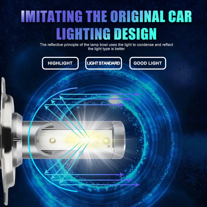 

LED Canbus Car Lights H7 16000LM H11 Dual Color Car Headlight Bulbs H4 H1 H8 H9 9005 9006 HB3 HB4 Turbo H7 LED Bulbs 12V 24V