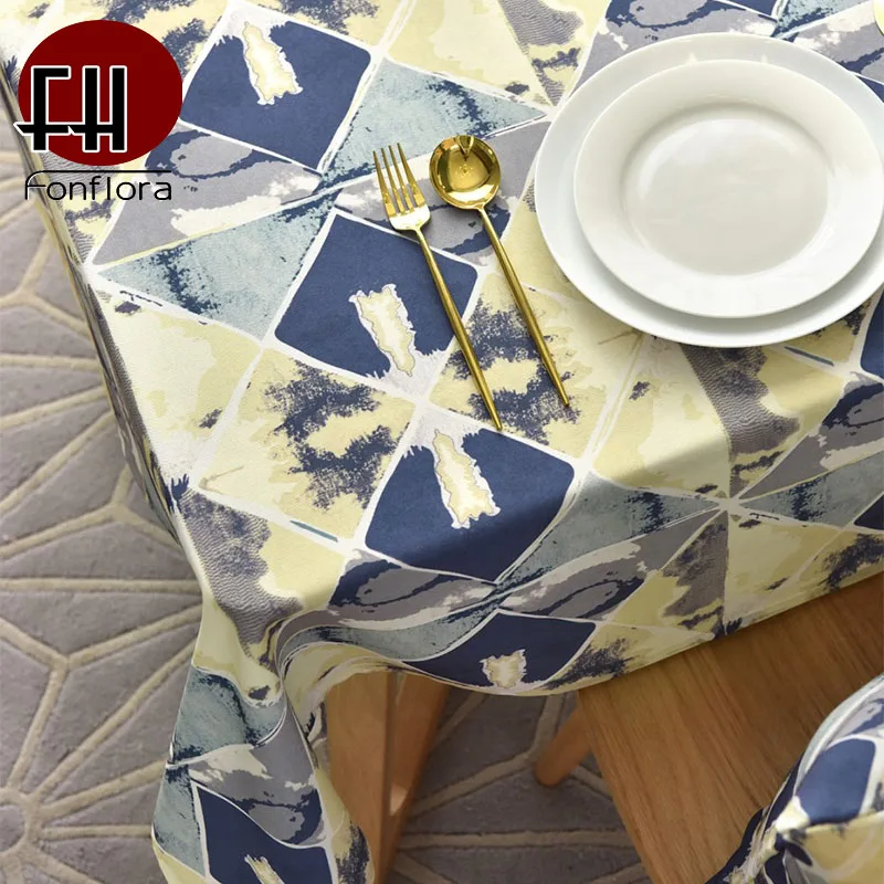 Водонепроницаемая скатерть в стиле барокко круглая квадратная для уживечерние