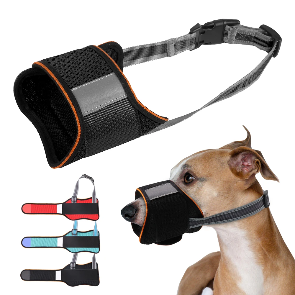 

Nylon Breathable Dog Muzzle Pet Muzzle Anti-Biting Barking Chewing Dog Mouth Cover for Small Medium Dogs Dog Accessories