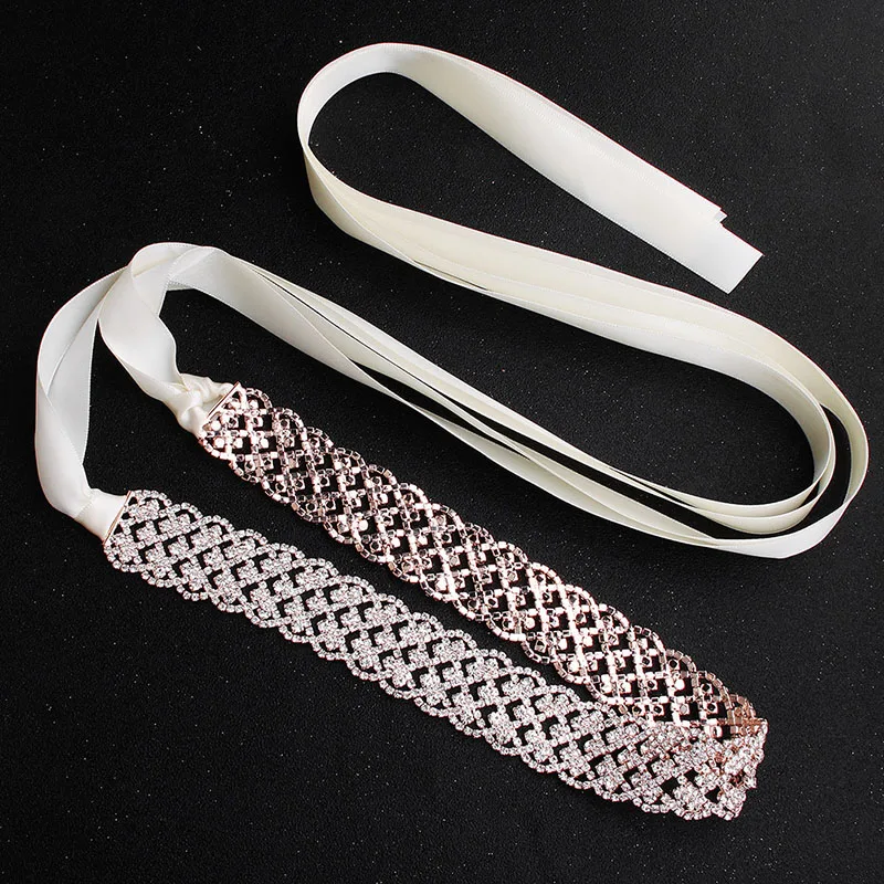 

Bridal Dress Belt Rhinestone Wedding Metal Chain Girdle for Bride Bridesmaid New