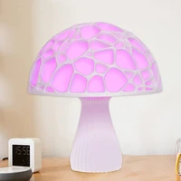 environmental protection mushroom lamps sci fi natural bedroom night light minimalist style nordic style decorative ornaments