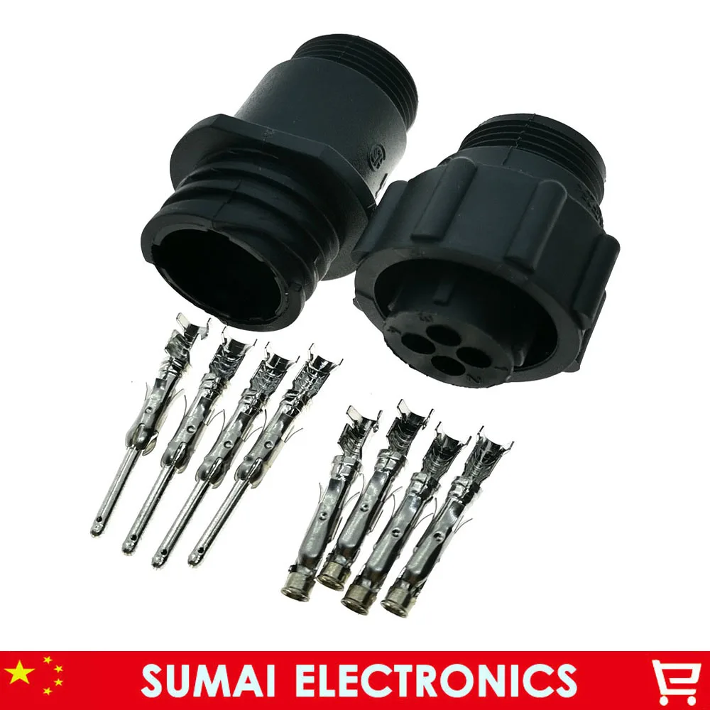 

4 Pin AMP/TE 206060-1 182647-1/182919-1 206153-1 auto sensor plug connector for SMEMA Car,4P plug with Pin