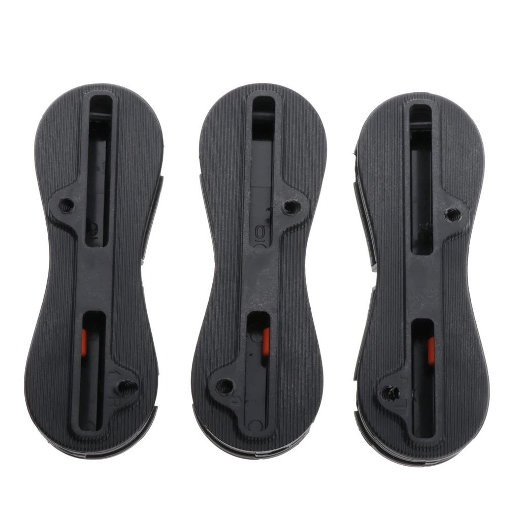 

3 Sets Fusion Fin Box for Surfboard Surfing Plug with Screws Key 9 Degree