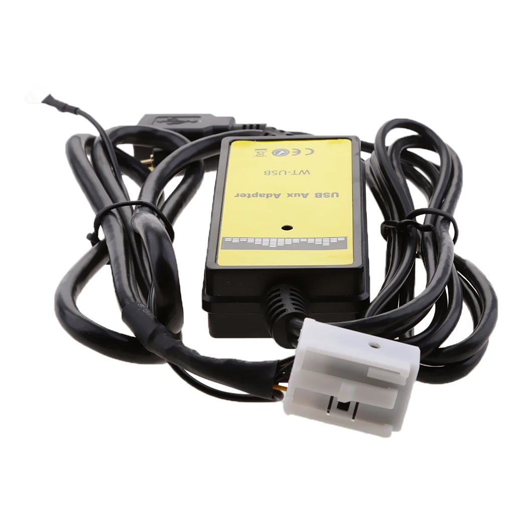 3 5 мм Автомобильный USB Aux in mp3 плеер радио 6 + 6Pin адаптер для Audi VW Skoda Seat|Сети| |