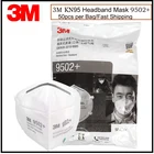 Респиратор N95 для частиц 3M 9502 +9501 + KN95, Пылезащитная маска против смога PM2.5, защитная маска для лица, маска от гриппа
