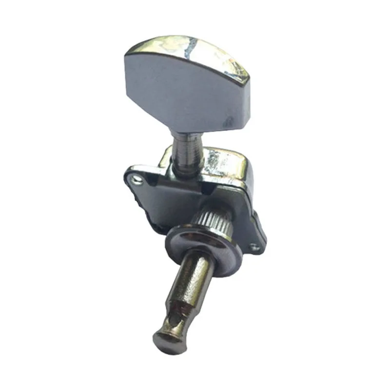 1 Set Hot Selling Guitar String Button 6Pcs Acoustic Guitar Tuning Pegs Tuners Machine Heads Chrome Electric Part 3R3L