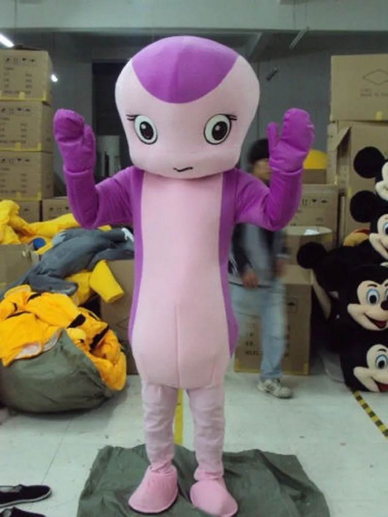 Goede Orchidee Slang Mascotte Kostuum Cosplay Suits Karakter Christmas Party Game Jurk Event Unisex Cartoon Kleding Cosplay Halloween
