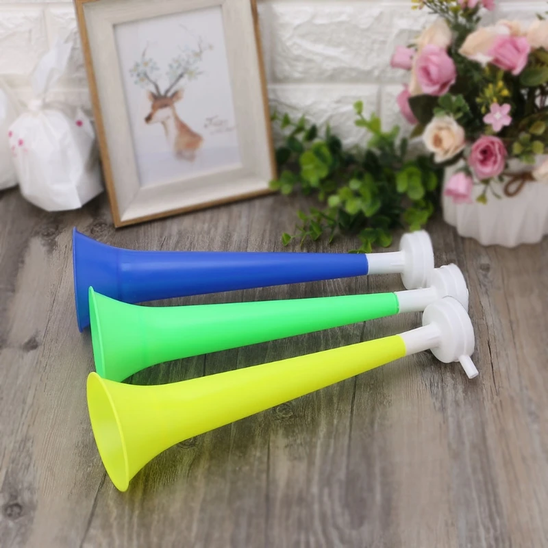 

Cheer Plastic Horn Football Game Fans Cheerleading Props Vuvuzela Kid Trumpet
