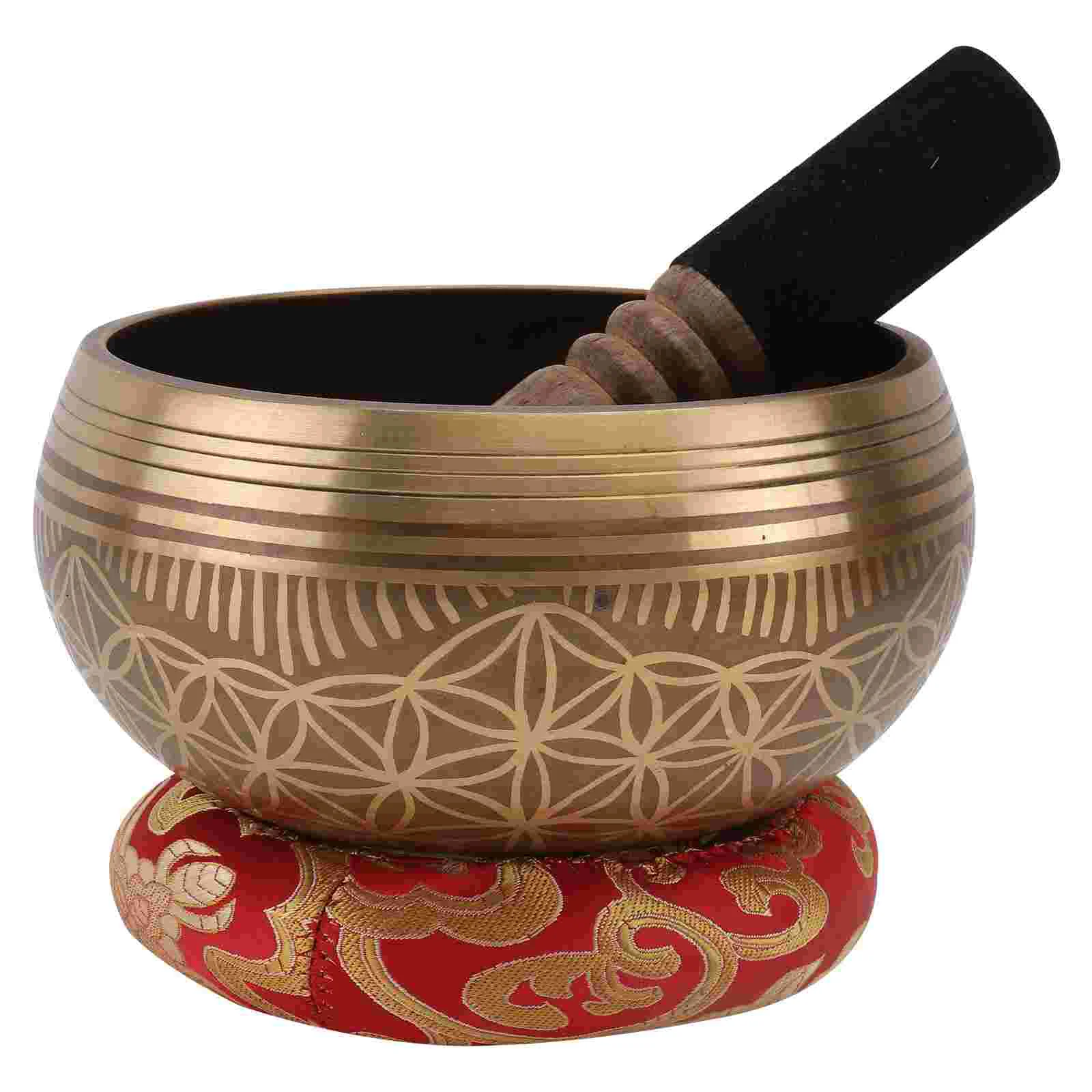 

1 Набор чаши для пения, терапевтическая чаша, медная чаша для пения