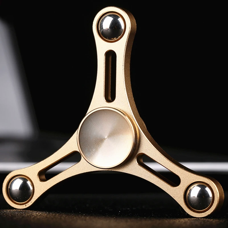 

Funny Kid Adult Toy Fidget Spinner Tri-Spinner Fidget Metal EDC Hands Spinner For Children Anti-Stress Puzzle Toy J0150