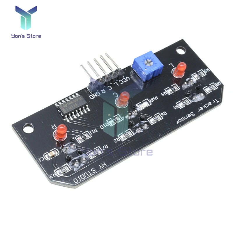 

DC 5V 3 Channel Infrared Line Tracker Sensor Module Trio Detector Output TCRT5000 Sensor 10mm Distance For Robot Kit AVR/ARM/PIC