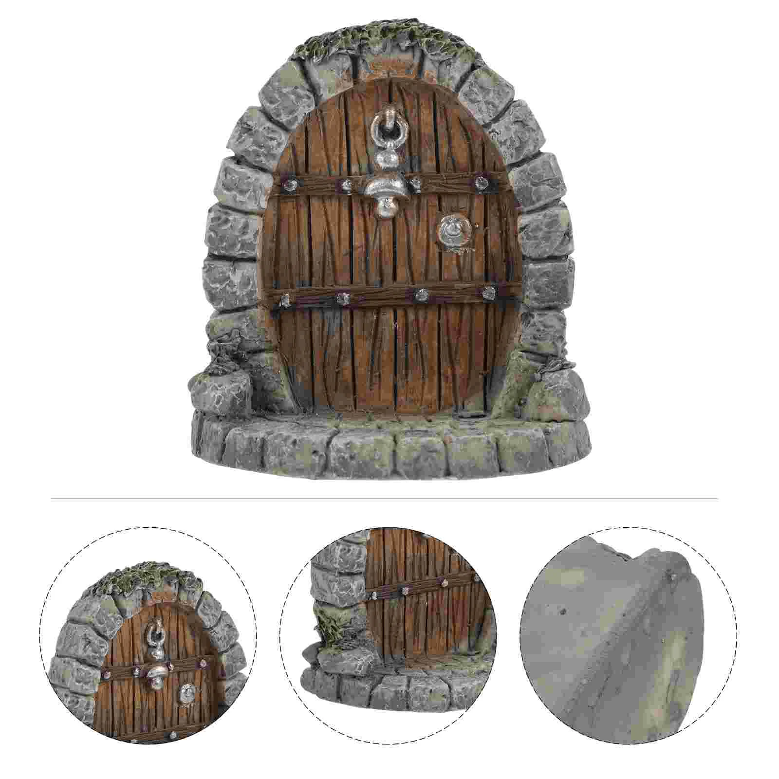 

5Pcs Chic Door Adornment Micro Landscape Desktop Decors Gardening Ornament