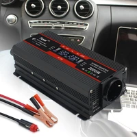 lcd display solor power inverter dc 12v24v to ac 220v 230v 1500w2000w2600w black voltage converter eu socket auto accessories