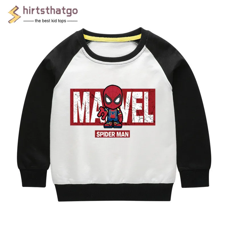 Забавные толстовки с человеком-пауком для мальчиков и девочек детская