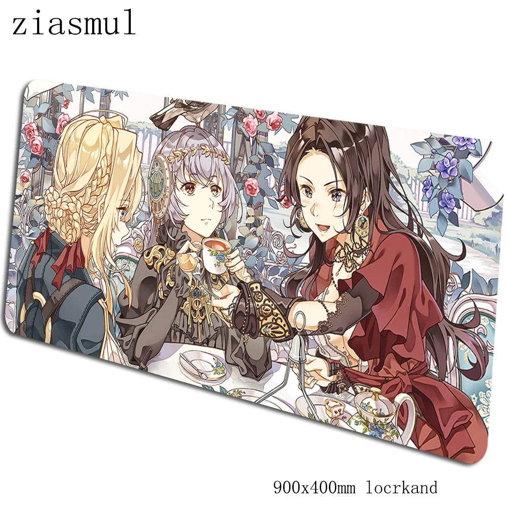 Violet evergarden коврик для мыши 90x40 см, коврики для мыши, аниме, лучший игровой коврик для мыши, геймер, толстые персонализированные коврики для мыши, клавиатура, ПК, коврик - Цвет: pattern 6