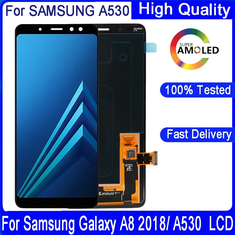 Сменный сенсорный ЖК экран для SAMSUNG Galaxy A8 2018|Экраны мобильных телефонов| |