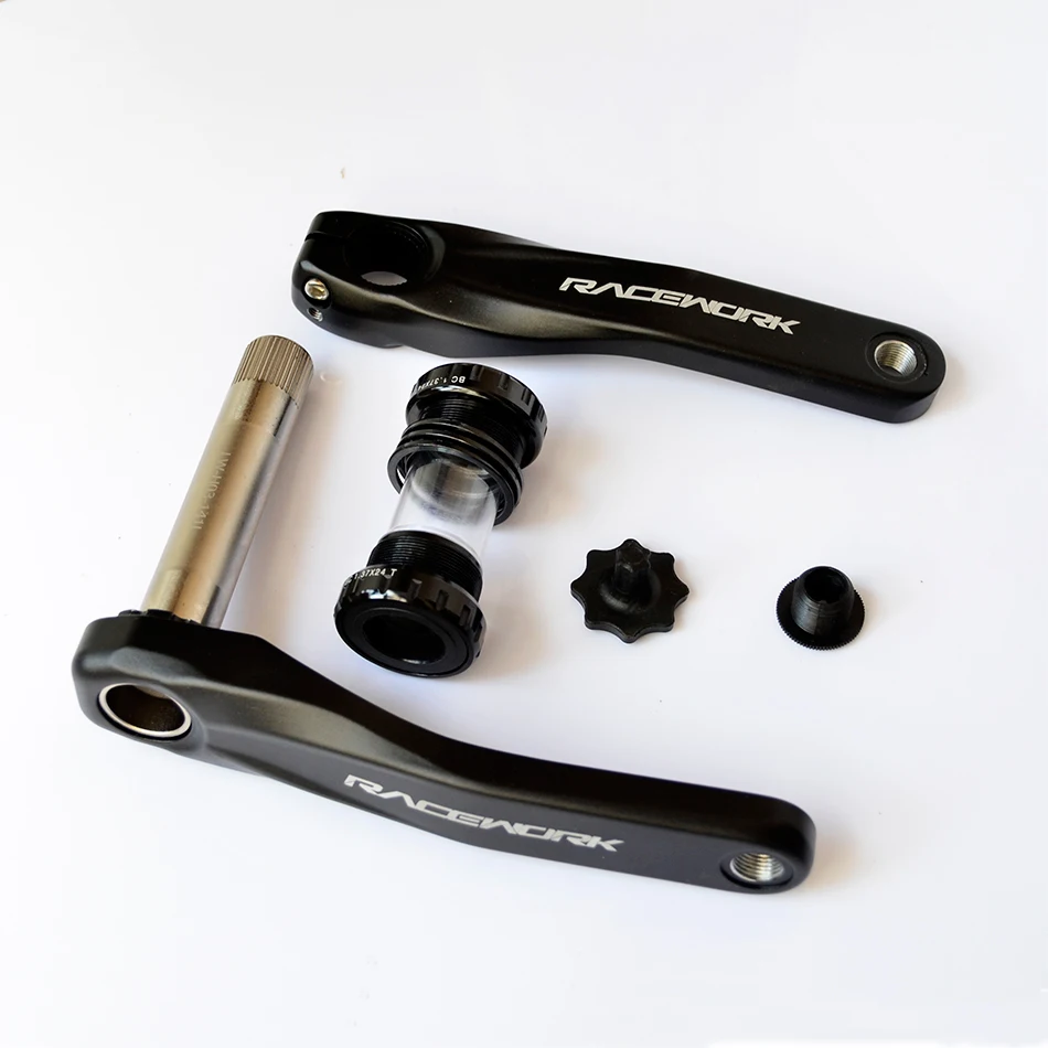 Fahrrad kurbel гоночный велосипед MTB GXP Kurbel алюминиевый легиер Mit Boden Kurbel 170 crank platte rot 32 T 34 T 36 T 38 T