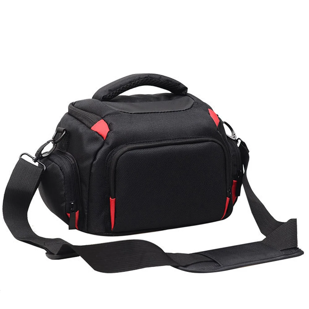 fashion waterproof dslr camera bag shoulder case high capacity shoulder backpack case for canon lens pouch photography photo bag free global shipping