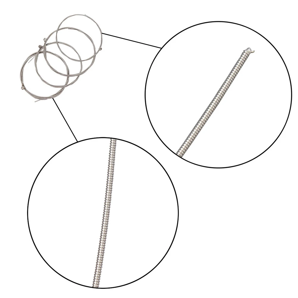 String Set for Doolland 4-string Electric Bass Guitar Carbon Steel Core Round Nickel 1.14-2.67 Musical Instrument | Спорт и