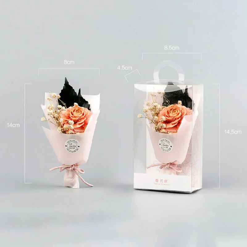 Горячие романтические розы свадебные мини сухоцветы Букет День рождения Святого