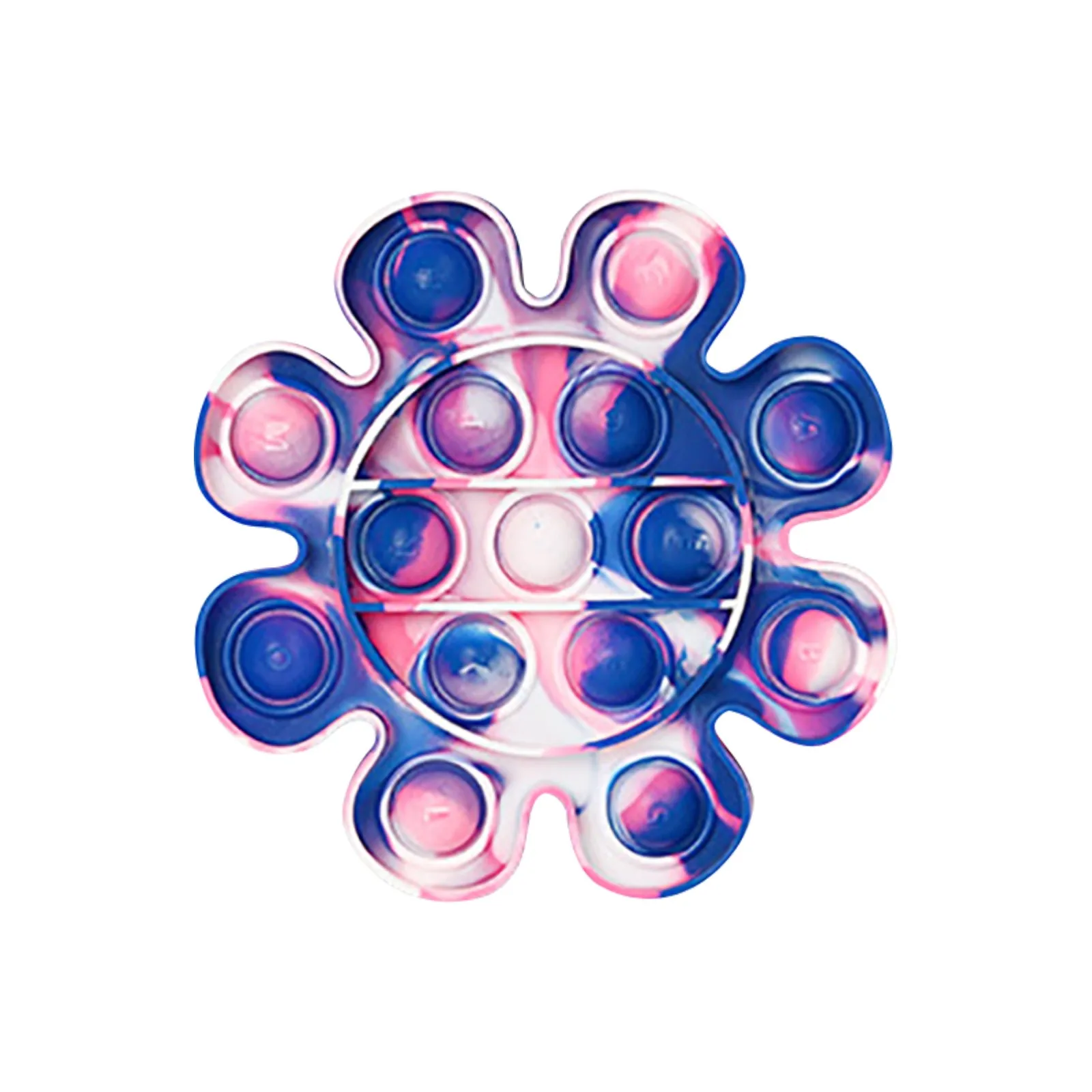 

Rainbow Push Bubble Pops Fidget Sensory Toy for Autisim Special Needs Anti-stress Game Stress Relief Squishy Fidget Toys