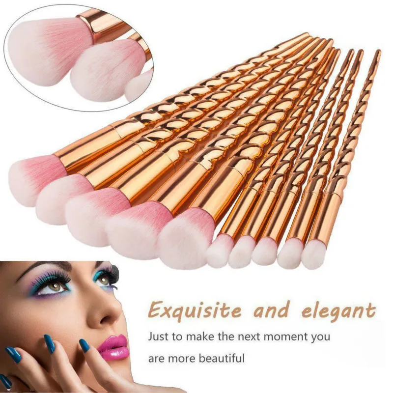 Набор кистей для макияжа 10 шт. | Красота и здоровье