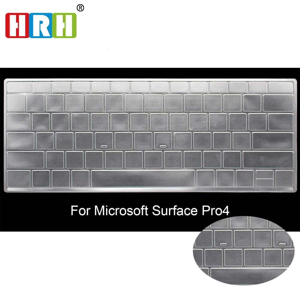 HRH TPU Защитный чехол для клавиатуры Microsoft Surface 3 Pro 4 5 New и Book Клавиатура