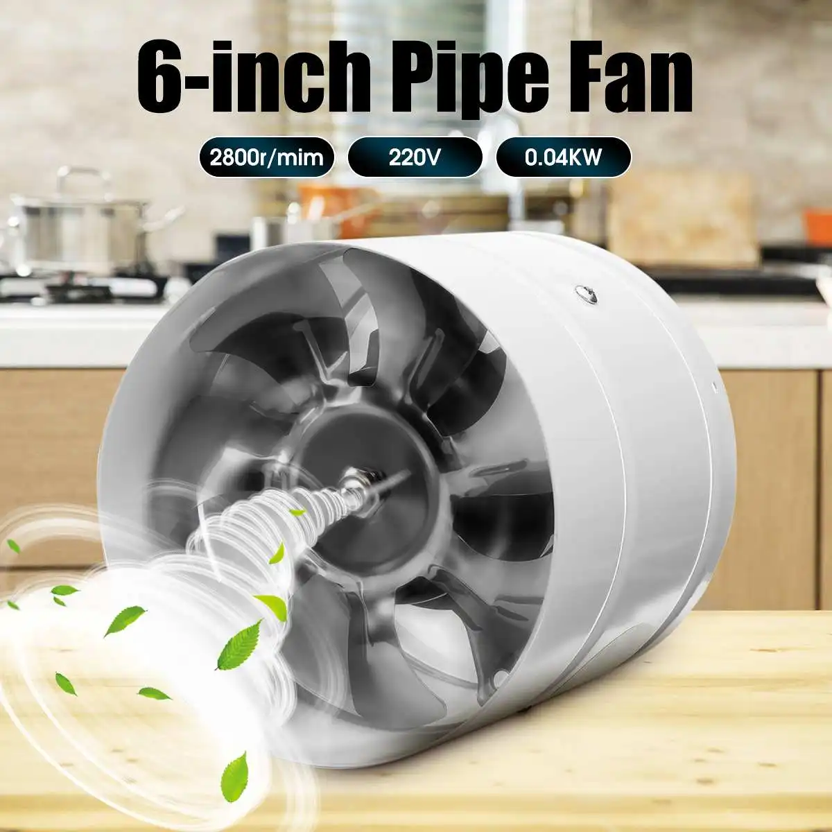 6 ''встроенный воздуховод Booster вытяжной вентилятор вентиляция гидропонная