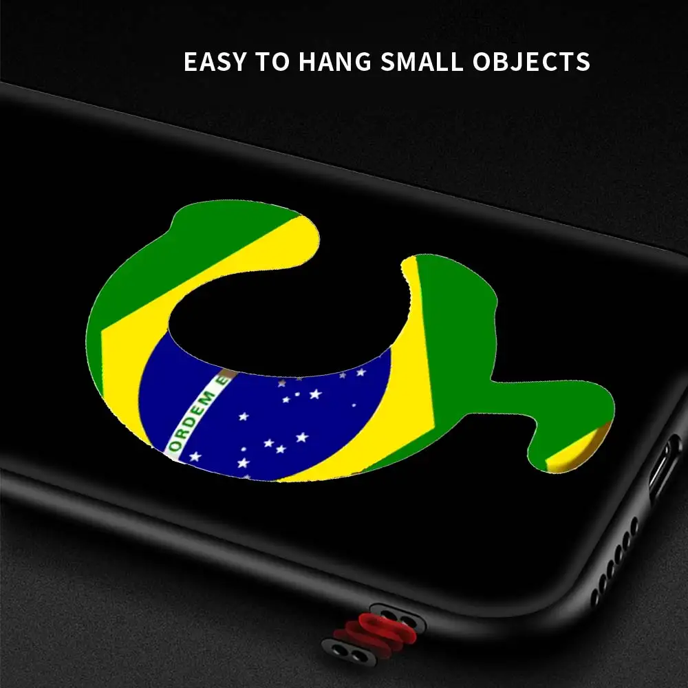 

Silicone Phone Case for Xiaomi Redmi Note 9S 8 Pro 9 8T 7 9A 9C 7A 8A K40 10 Pro Cover Initial Letter B Brazil Flag National