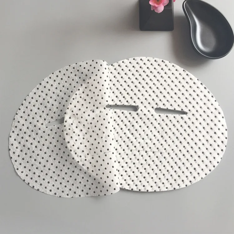 1 шт. маска для лица из натурального шелка с черной точкой мягкая дышащая